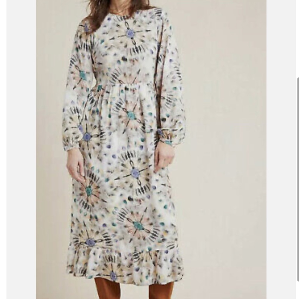 Kachel x Anthropologie | Kachel Chiara Watercolor Dress size 4